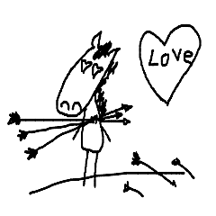 [LINEスタンプ] Mouse-Horse