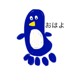 [LINEスタンプ] 手形足形アート1