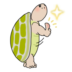 [LINEスタンプ] 日ごろのかめガメ