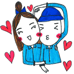 [LINEスタンプ] Jao-Jook is happy.