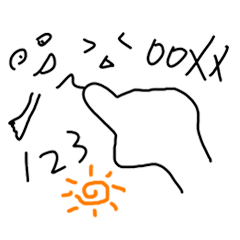 [LINEスタンプ] fingerdraw 