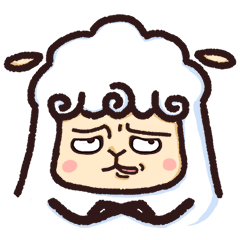 [LINEスタンプ] Weary Lamb 