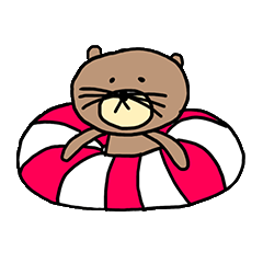 [LINEスタンプ] ラッコの日常 