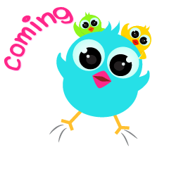 [LINEスタンプ] Colorful Chick Animated