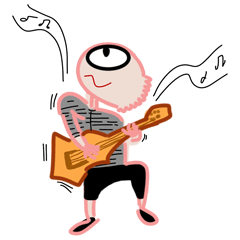 [LINEスタンプ] Pinky Alien one eye