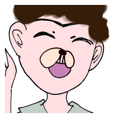 [LINEスタンプ] くしゃみのお兄さん。2