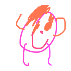 [LINEスタンプ] しーしーがかいたよ！