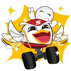 [LINEスタンプ] NongTank ＆ PokkoBot V.1