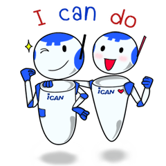 [LINEスタンプ] ICAN