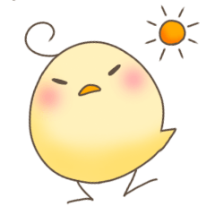 [LINEスタンプ] 癖毛ヒヨコの日常会話で使えるスタンプ。