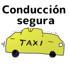 [LINEスタンプ] taxi driver spain version