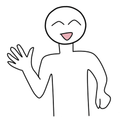 [LINEスタンプ] まるいかおくん