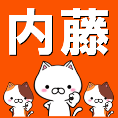 [LINEスタンプ] 超★内藤(ないとう・うちふじ・なとう)の画像（メイン）