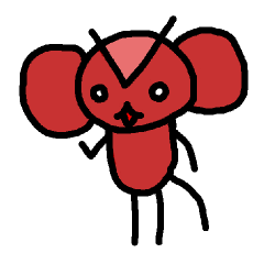 [LINEスタンプ] おさるのニセまさくん