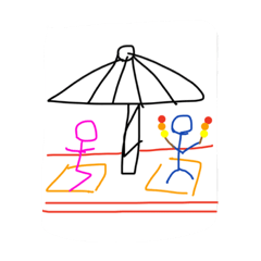 [LINEスタンプ] couple together